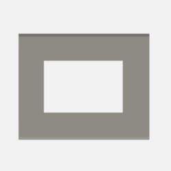 Norisys cube Series 3 Module Switch Grid Cover Plate - 3 module Quartz ...