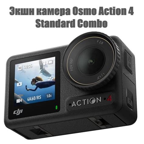 DJI Экшн-камера Osmo Action 4 Standard Combo, черный купить на OZON по ...