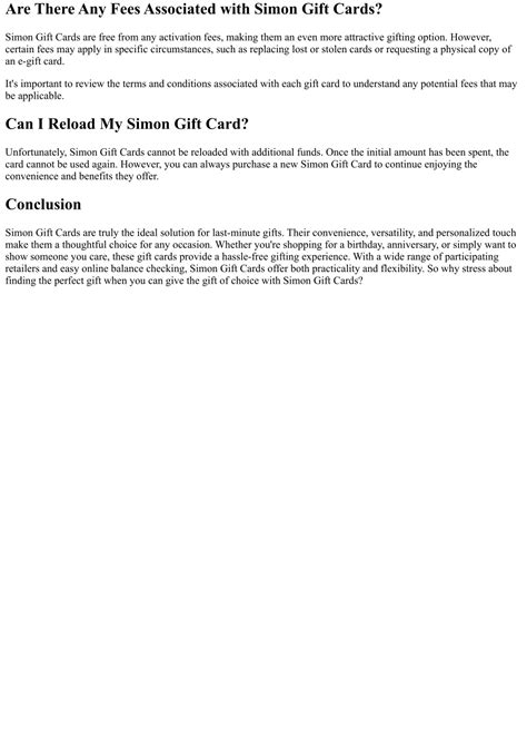PPT - Simon Gift Cards: The Ideal Solution for Last-Minute Gifts ...