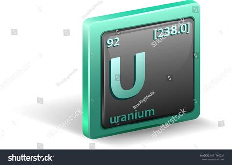 Uranium Symbol Uranium, U, Periodic Vector & Photo (Free Trial)