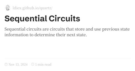 Image result for Sequential Circuits Tutorial