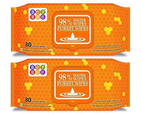 Beybee Hypoallergenic Baby Water Wipes for New Born Babies Sensitive ...