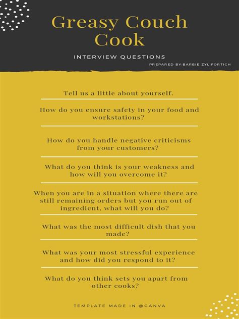 Image result for Cooks Interview Questions