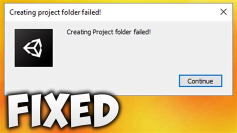 Image result for Unity Creating Project Folder Failed