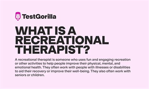 How To Hire a Recreational Therapist – TestGorilla
