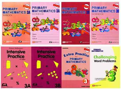 Singapore Math Primary Mathematics Complete Grade 3 Set (8 Books): 2 ...