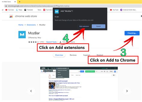 Help Guide for the Free MozBar Browser Extension