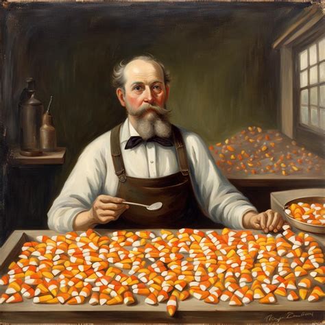 George Renninger, 1880s inventor of Candy Corn - AI Generated Artwork ...