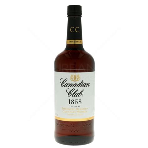 Canadian Club 1858 Original Canadian Whisky 1L (40% Vol.) - Canadian ...