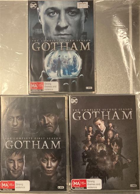 Gotham Series 1, 2 & 3 DVD 18-Disc DC Batman First Second Third Season ...