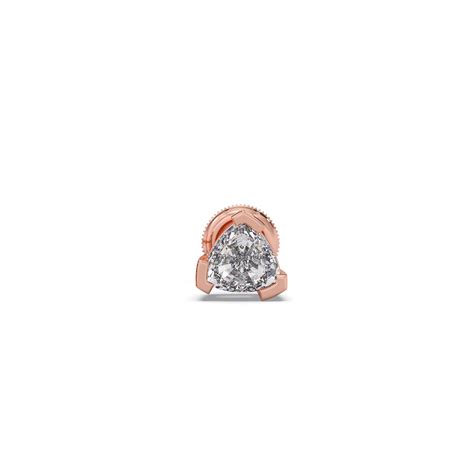 Shop Split Trillion Cut Diamond Men's Stud | Lucira Jewelry
