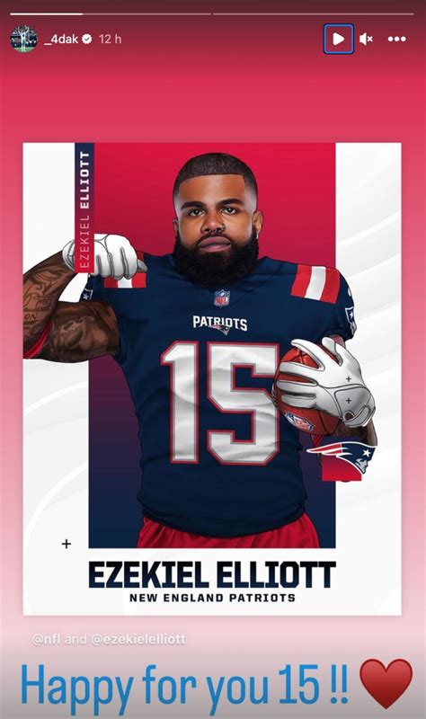 Dak Prescott responds to Ezekiel Elliott's trade to the New England ...