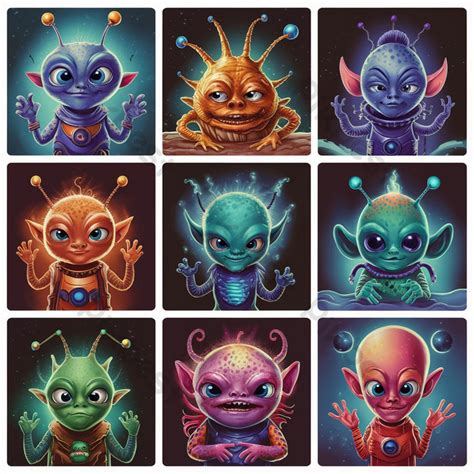 Alien Design Cartoon 的图像结果