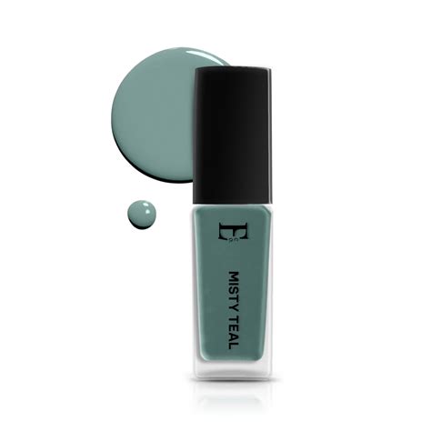 MISTY TEAL Vegan Nail Polish Teal Blue, Green Color -10 Ml – Ellement ...