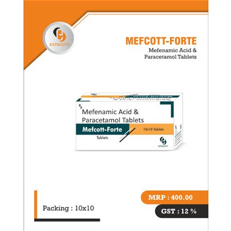 MEFCOTT-FORTE TABLETS Estocott Pharma Pvt. Ltd.