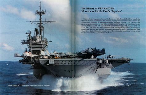 USS Ranger (CV 61) Decommissioning Pamphlet - RANGER History