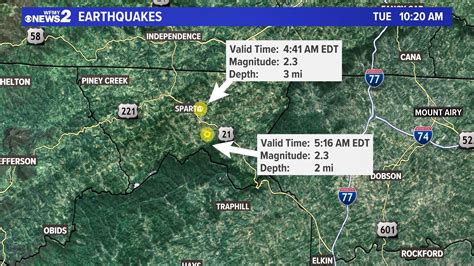 Two small earthquakes in Western North Carolina Tuesday morning | wltx.com