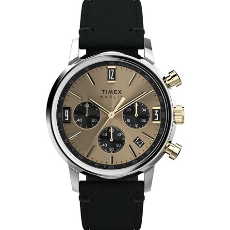 TIMEX Marlin PANDA Men Champagne Round Dial Analog Watch - TW2W60300UJ ...