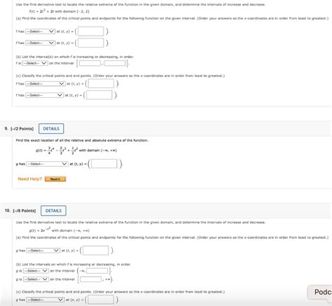 First Derivative Test Relative Extrema 的图像结果