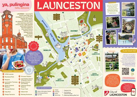 Map Of City Park Launceston