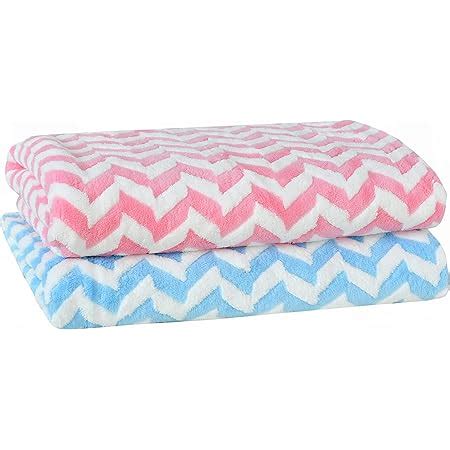 MaxOshine Microfiber Towels for Bath-Soft Coral Fleece Towel with Hook ...