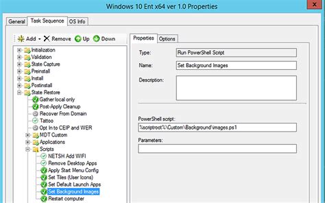 Image result for MDT Run PowerShell Script