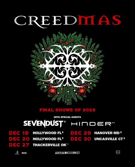 Creed - Creedmas at Lucas Oil Live at WinStar World Casino, Lucas Oil ...
