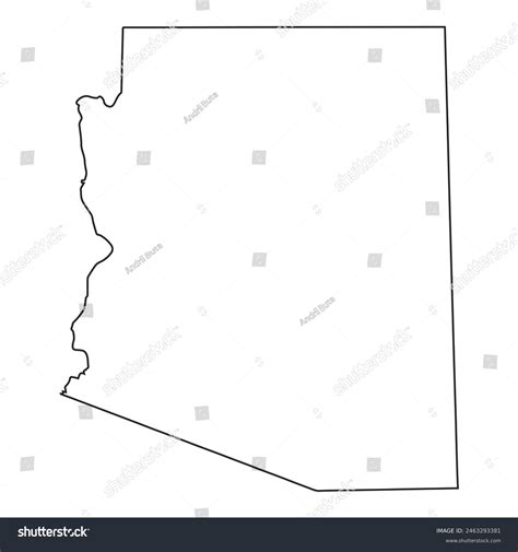 5+ Thousand Arizona State Outline Royalty-Free Images, Stock Photos ...
