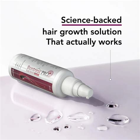 Bontress PRO+ Scalp Serum Fortified with Redensyl, Anagain, Capixyl,Pr ...