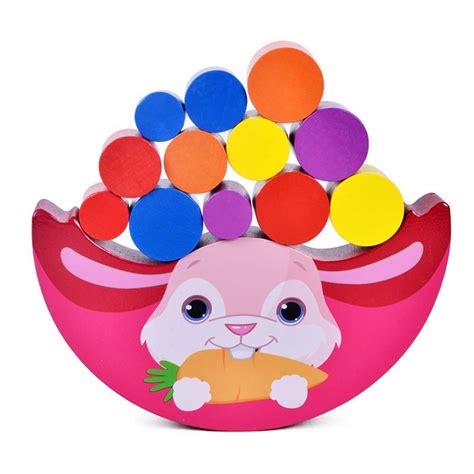 Buy Borang Early Brain Development Equilibrium Game Wooden Stacking ...