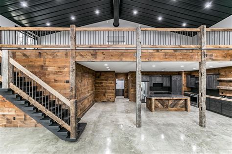 Rustic Barn House with Open Floor Plan