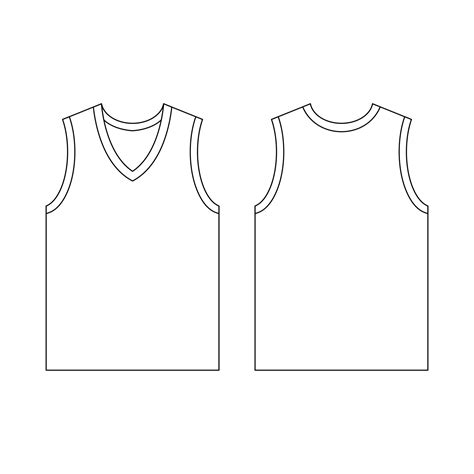 Editable Jersey Template Printable