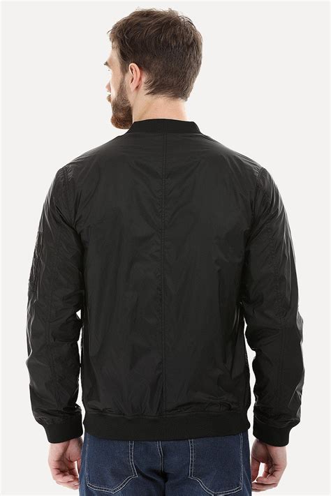 Buy Online Lightweight Black Bomber Jacket for Men Online in India at ...