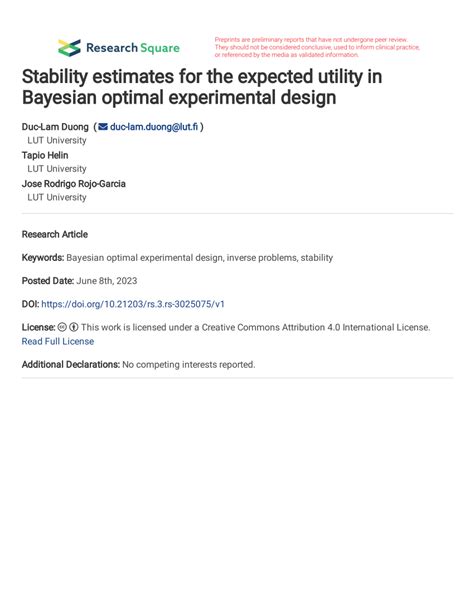 Bayesian Experimental Design Applications 的图像结果