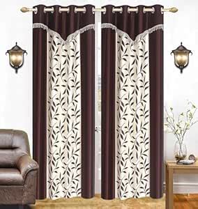 Buy Blexos Saawaan Curtain 9 Feet Long for Living Room – Long Door ...