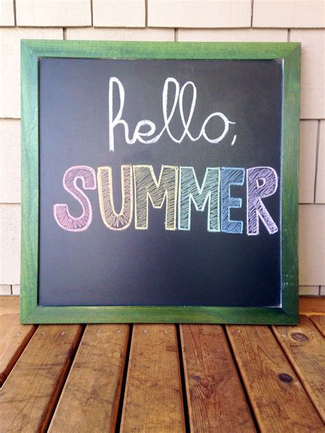 Chalkboard Art Ideas Summer at Leon Hendricks blog