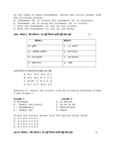 Class 12th Music MCQ Questions 的图像结果