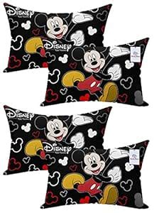 Buy Heart Home Disney Mickey Print Silk Special Long Crush Pillow Cover ...
