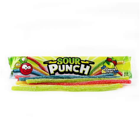 Sour Punch Watermelon Straws - 2oz | Candy Funhouse