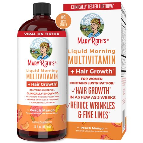 MaryRuth Organics | Liquid Morning Multivitamin + Lustriva | Hair ...