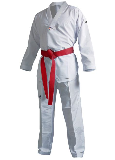 adidas Taekwondo Eco Fighter Uniform WT Approved 100% Polyester ...