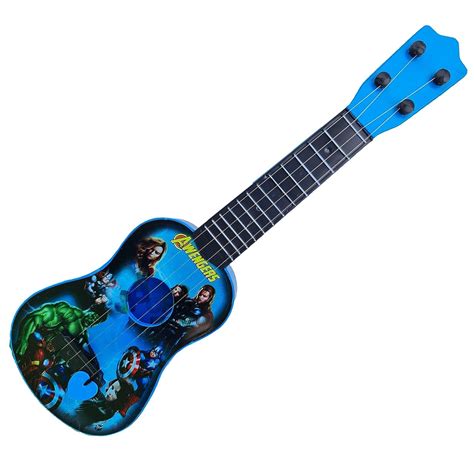 Buy Mayank & Company Printed Guitar Toy for Kids 4-String Acoustic ...