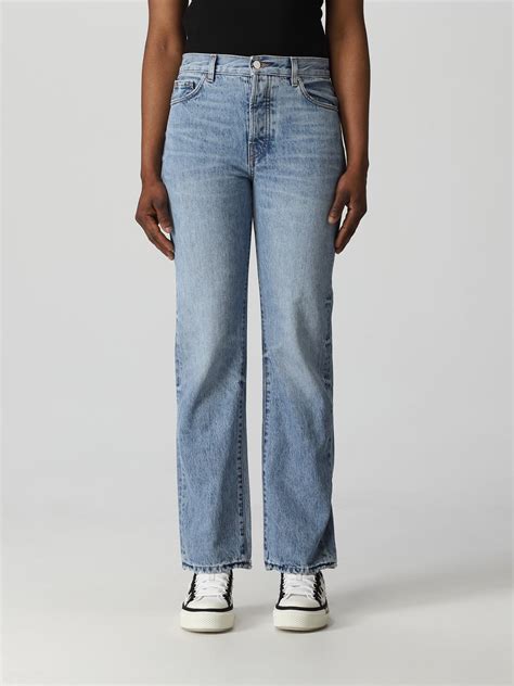 Amiri Outlet: Jeans woman - Pink | Amiri jeans PS23WDF082 online at ...