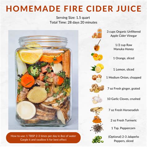 Fire Cider Juice: Boost Your Immune System