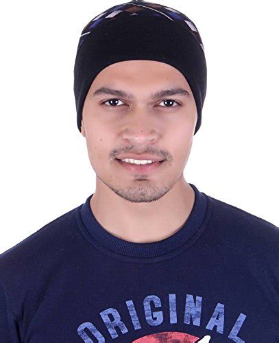 Buy UP-DATE Men's Woolen Cap Black (Free Size) at Amazon.in
