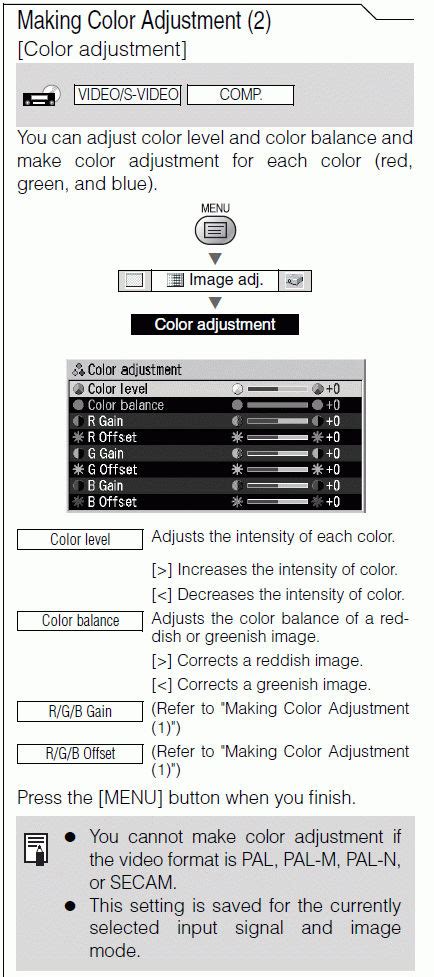 Image result for Color-Screen Adjust Reference Pic