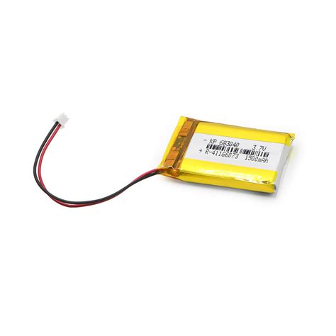 High-Performance 3.7V 1500mAh LiPo Battery: Single Cell Lithium Polymer ...