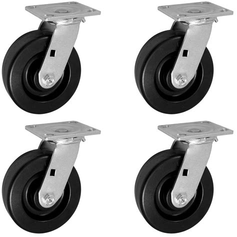CasterHQ- 6 X 2 | Swivel Caster Set of 4 | PHENOLIC India | Ubuy