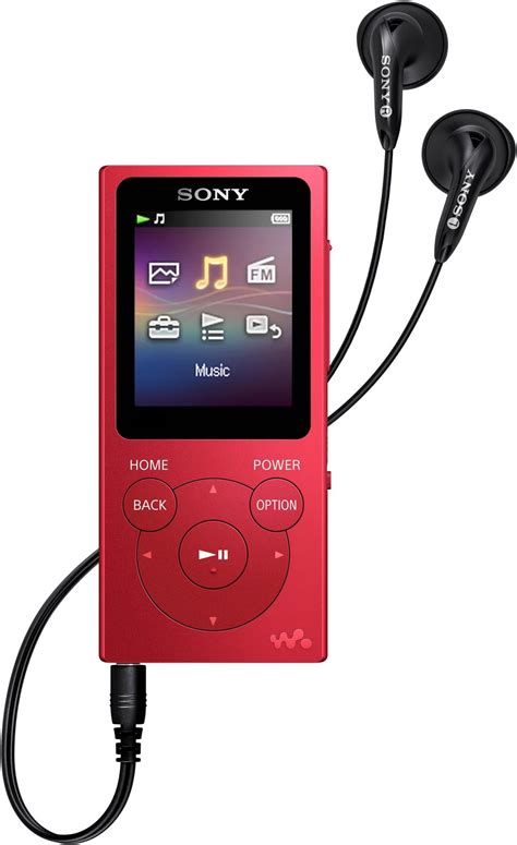 Sony NWE394/R 8GB Walkman MP3 Player (Red) : Amazon.in: Electronics
