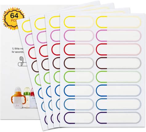 Coowayze Waterproof Baby Bottle Labels for Daycare, 64 PCS, India | Ubuy